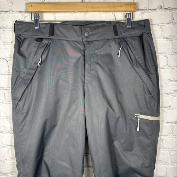 Eddie Bauer Mens Black Weatheredge Pants Large Insulated Ski Snow boarding READ - Picture 2 of 13